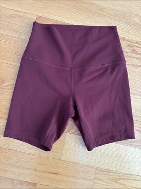 Lululemon Align Shorts 6” SZ 4 CASSIS NWOT ❤️💜